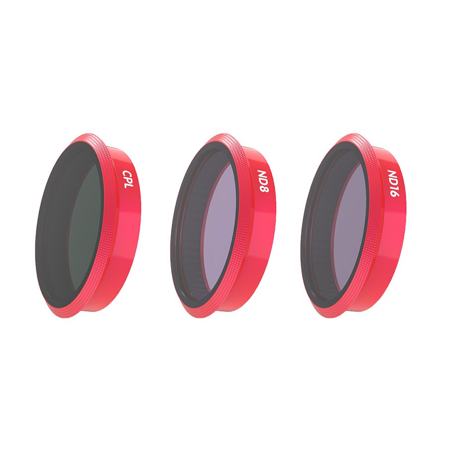 Filter voor sjcam  sj9 strike action camera 4k nd 8 16 32 64 cpl uv rood roze magenta lensfilters kit voor sjcam  sj9 max accessoire: Cpl  nd 8 16