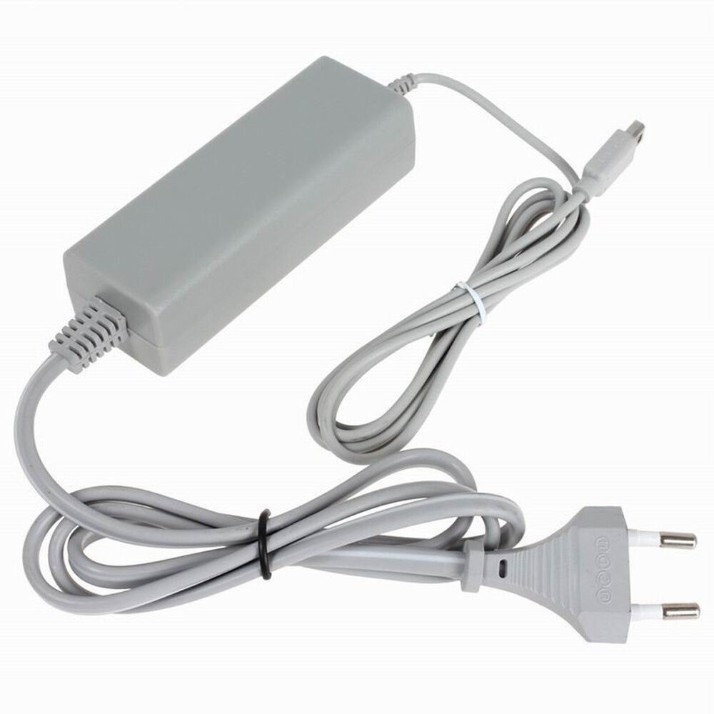 Novo carregador ac adaptador de alimentação para wiiu console gamepad plugue da ue