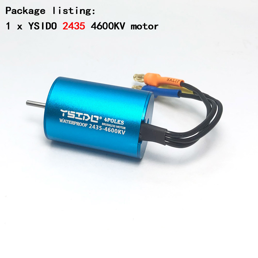 Ysido 2435 2440 2838 2847 børsteløs motor 35a 45a esc til wltoys 124016 remo Hobby xlh timaya redcat 1/12 1/14 1/16 rc båt bil