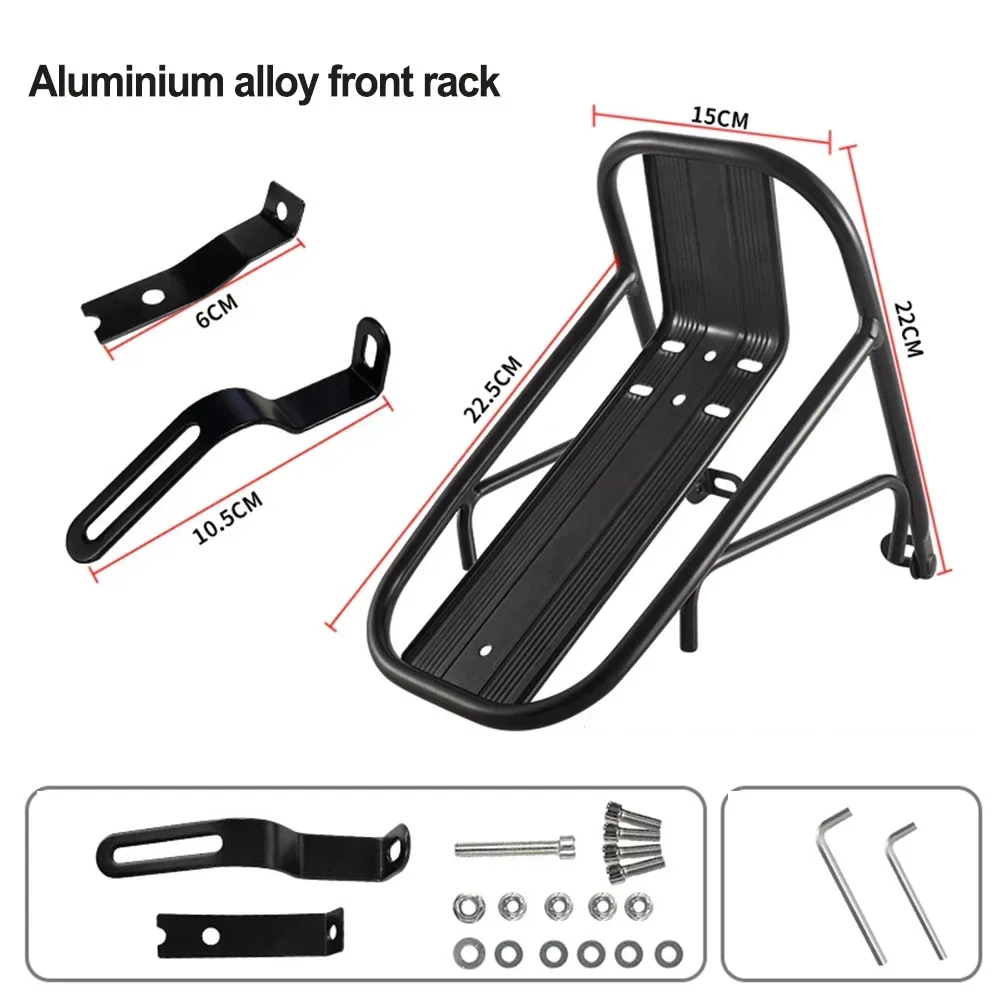 23X15X12Cm Elektrische Fiets Voorrek Aluminium Bagagedrager Rekken Fiets Bagagedrager Fietsenrek: Rood
