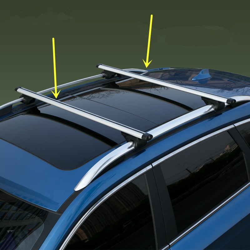 Anti-diefstal Slot Auto Dak Rails Rekken Cross bars Belasting Cargo Bagage Voor Hyundai Santa Fe IX35 Tucson DA024