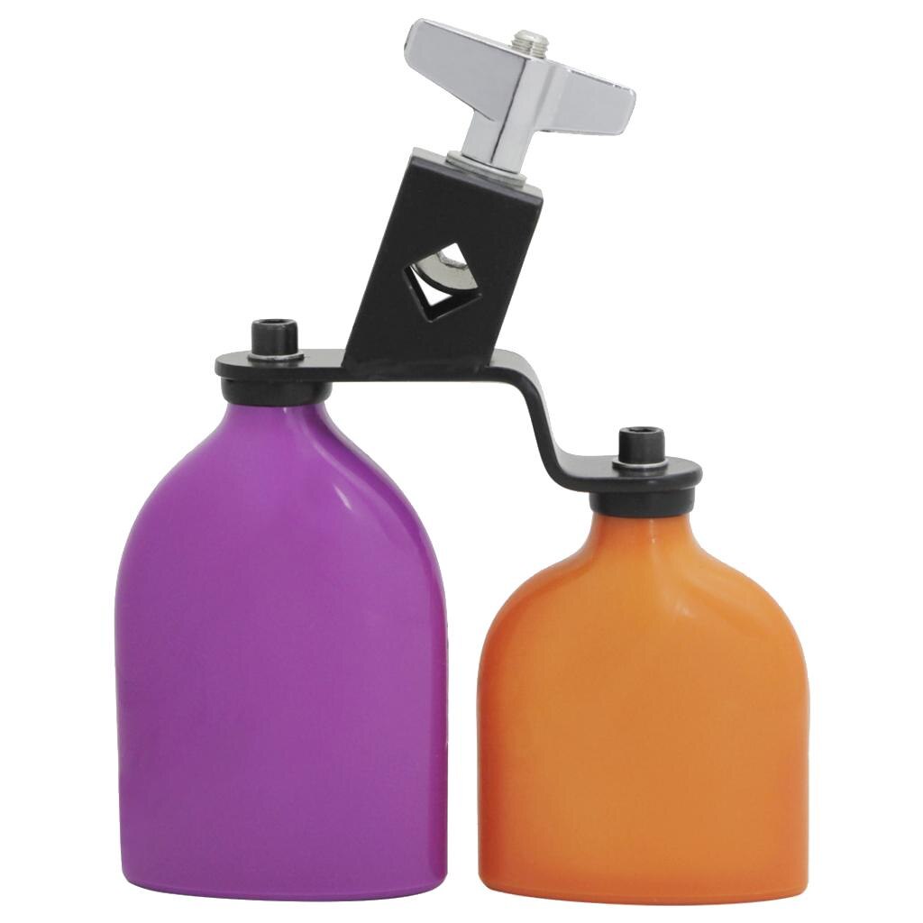 Durable Drum Percussion Cowbell Colors High-Low Sound for Drummer