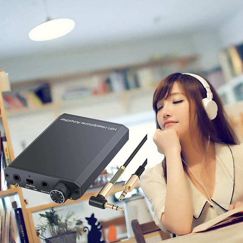 HiFi Kopfhörer Verstärker Tragbare Wiederaufladbare Lithium-Batterie mit 3,5 Mm Audio- Jack für MP3 Spieler IPods