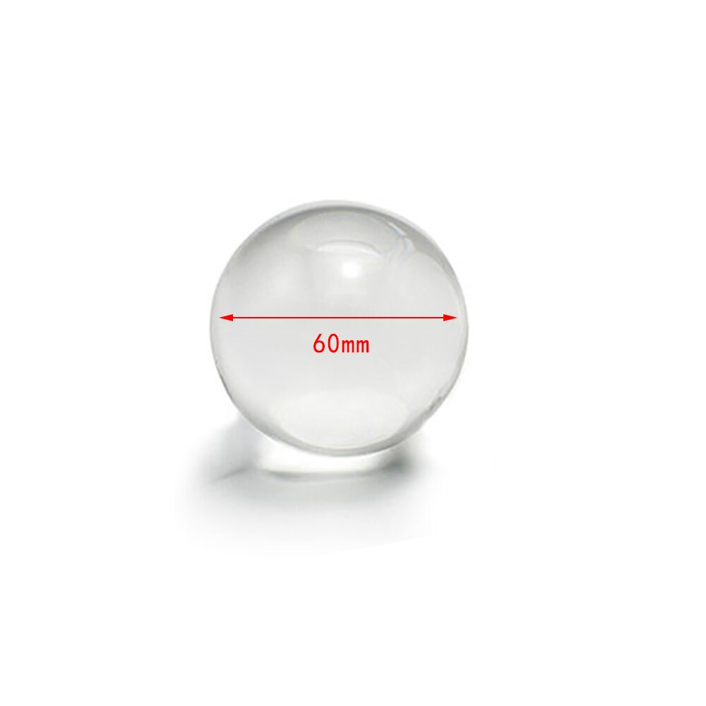 Boule de cristal C20 en résine gorille, support artisanal, sphère d&#39;exposition, décoration créative pour bureau: Transparent