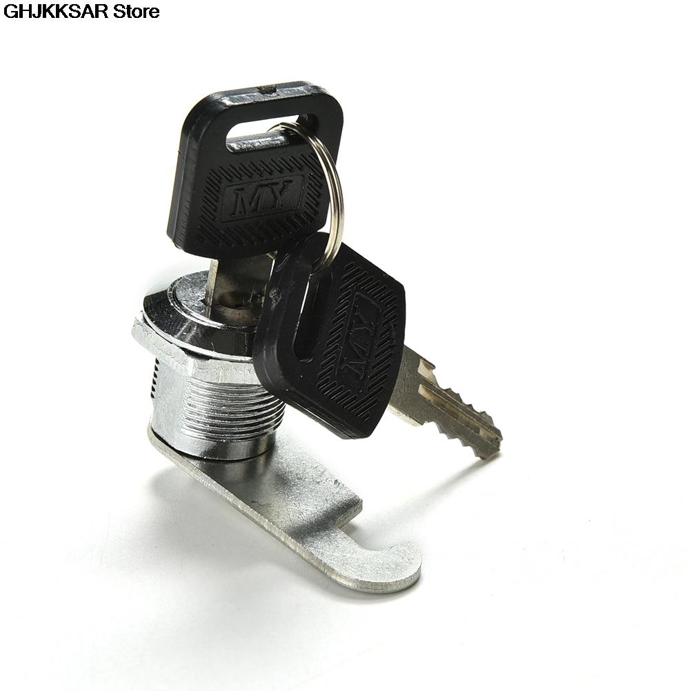1set Cam Cylinder Locks Door Cabinet Mailbox Drawer Cupboard Locker Security Furniture Locks With Plastic Keys Hardware