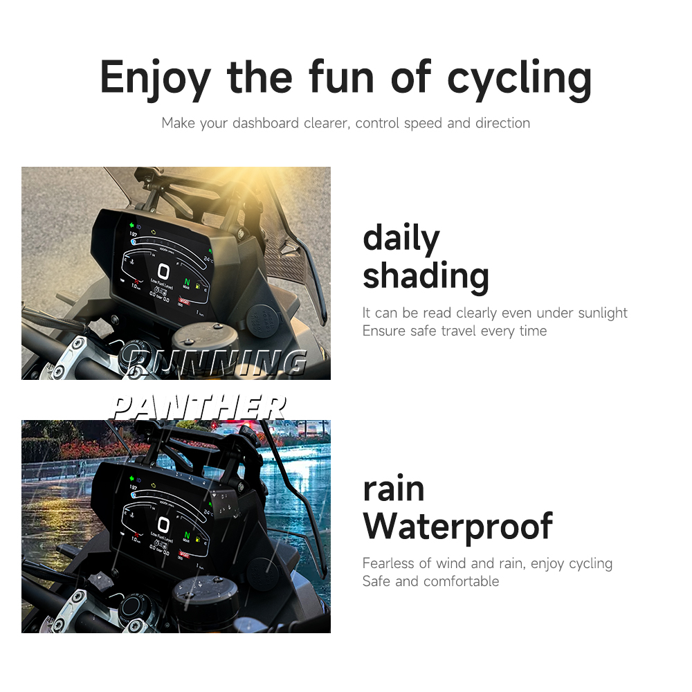 Für 900ds motorradzubehörteile, instrumentenkappe, sonnenblende, instrumentenabdeckung, schutzhülle