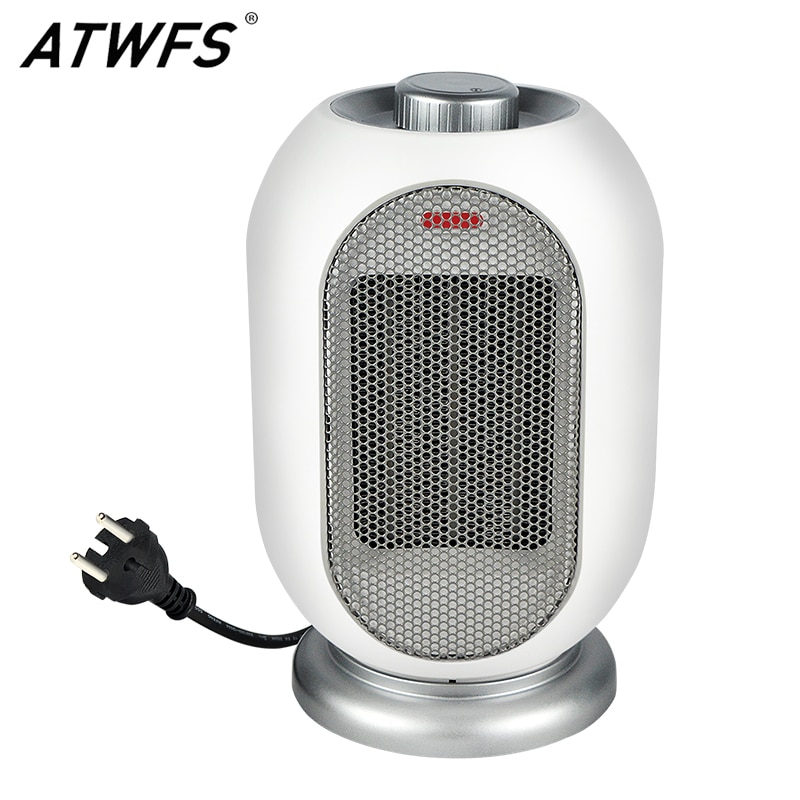 ATWFS Portable Heater Hand Room Outdoor Space PTC Air Heater Home Warmer Heat Electric 220v Heating Thermostat 1200W