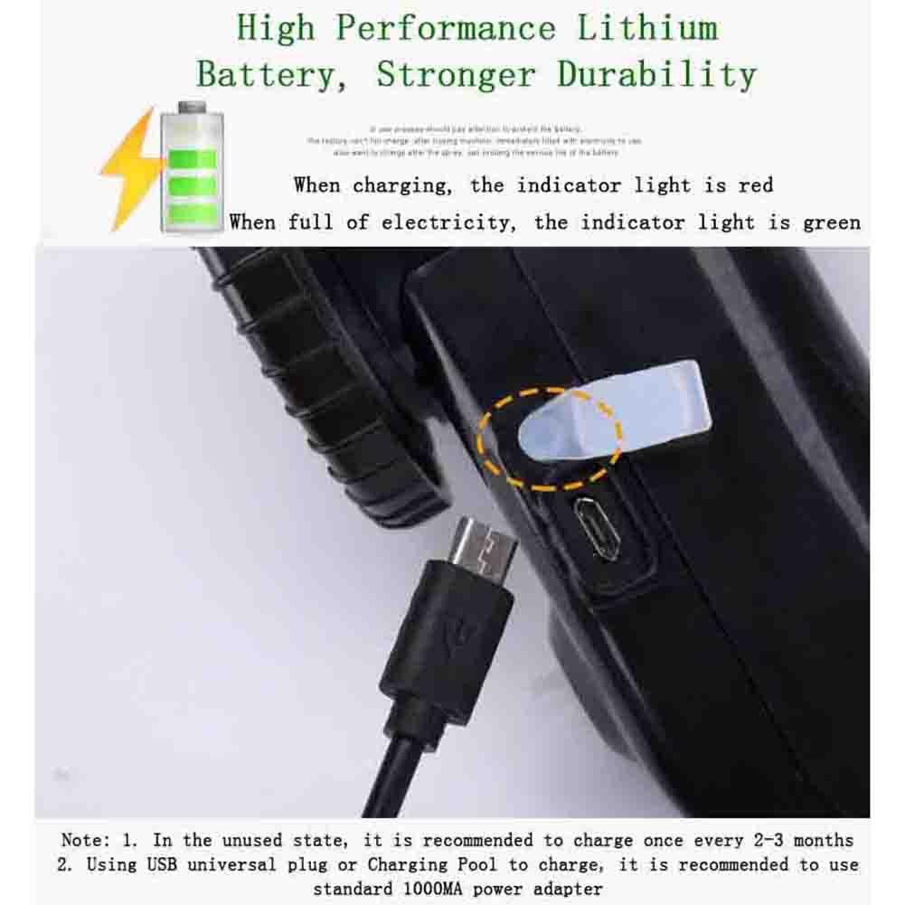 Elektrische Water Sproeier Automatische Hoge Druk Tuin Elektrische Sproeier Usb Opladen Verstelbare Spray