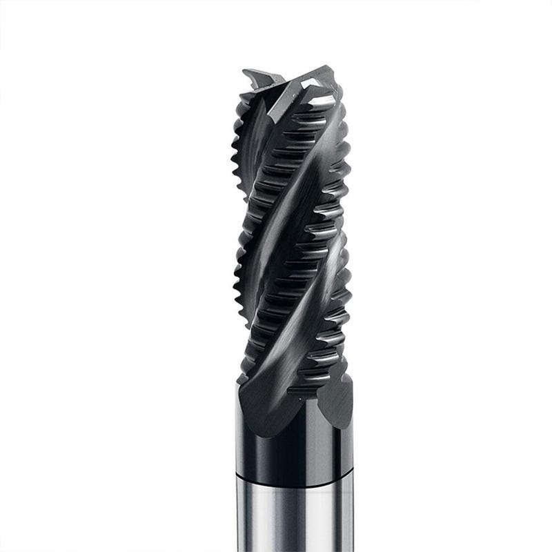 Milling Cutter MTS-6x15x6x50 45 Degree 4-Blade Rough Cutting Carbide Bit CNC Metal Edge Blade Leather Router C4E7