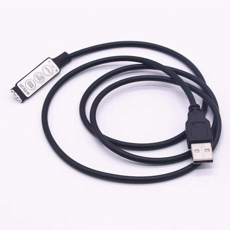 DC5V USB led strip controller suitable for 5050 2835 RGB light strip computer TV background light indoor lighting transformation