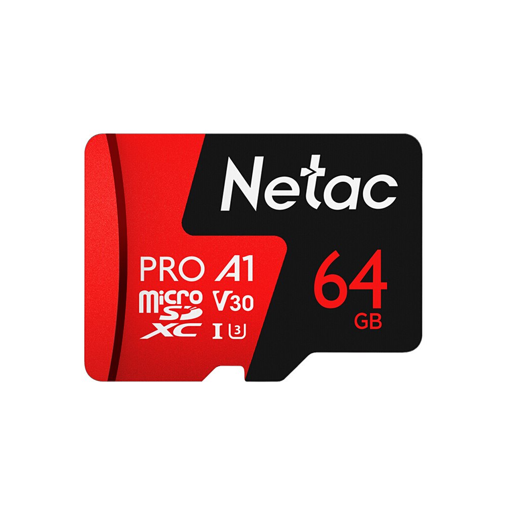 Netac Klasse 10 32Gb 64Gb Micro Sd-kaart Readspeed Tot 100 Mb/s Video Card 16Gb 128gb 256Gb Tf Flash Geheugenkaart Voor Telefoon Camera: 64GB U3 P500 Pro