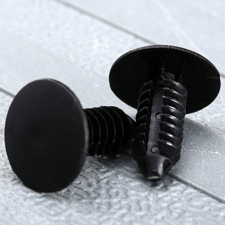 50 pièces Auto attache fit 8mm trou Nylon A16 Clips garde-boue pare-chocs bouclier retenue Rivet en plastique pour G M Ford Chrysler Automobile