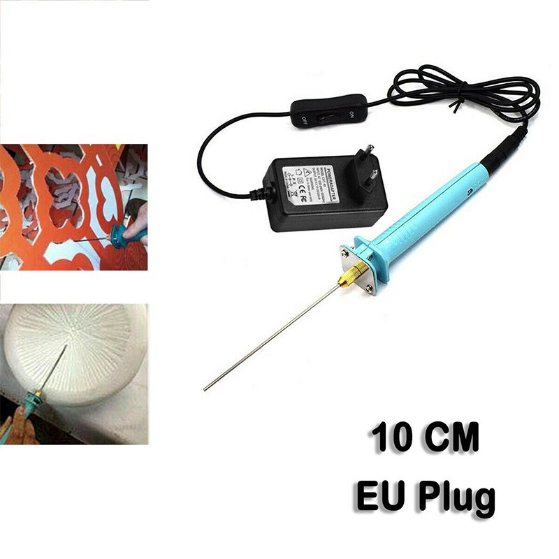 Tragbare Styropor Schneiden edelstahl Schaum Cutter 30W 10CM Elektrische Schaum Polystyrol Schneiden Maschine Stift Mit Adapter