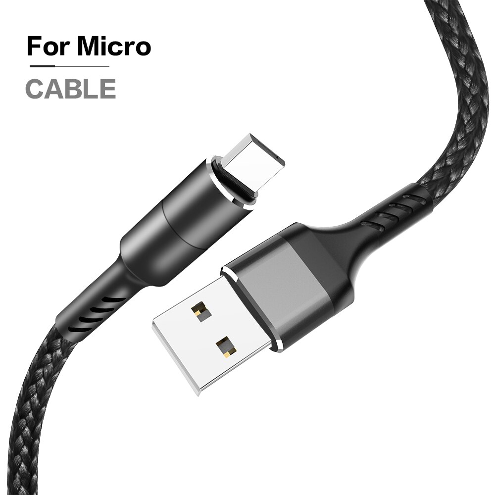 3a 1m cabo micro usb tipo c, cabo de carregamento rápido para samsung galaxy xiaomi redmi huawei p40 p30 carregador de celulares por usb pro: F