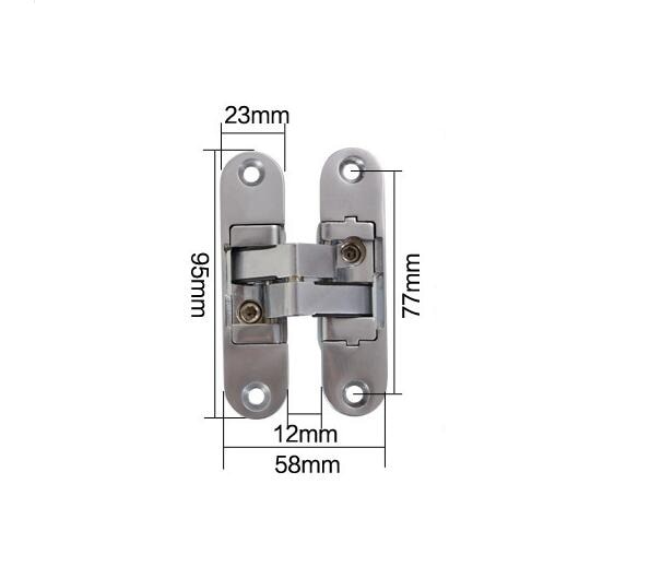 Dreidimensionale Falten einstellbare versteckte scharnier/Tür & Fenster topfscharniere x2