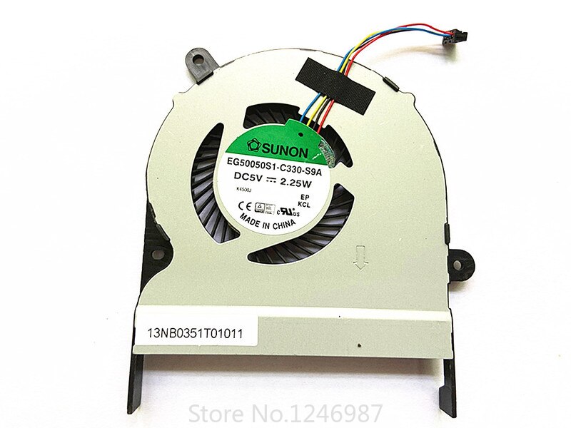 Laptop CPU Cooling Fan for Asus S301 S301LP S301LA Q301 Q301N Cooler Fan EG50050S1-C330-S9A