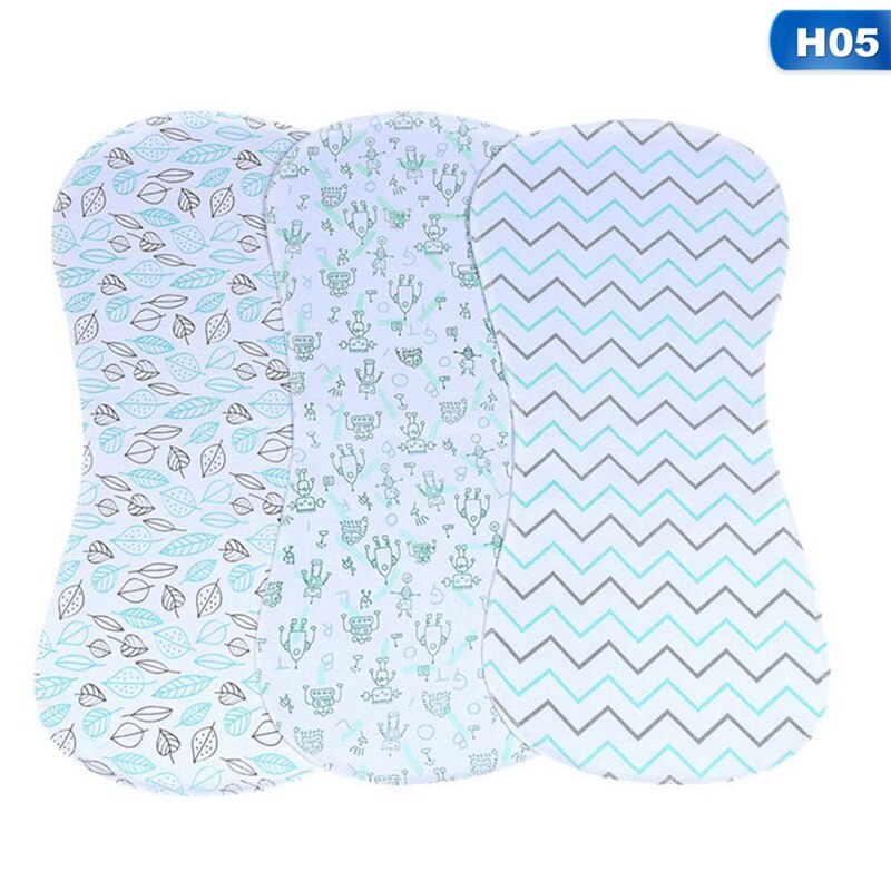 3 pcs/Lot Double couche imperméable pur coton bébé serviette d'alimentation maman épaule crachant coussin de lait pour les enfants: H05