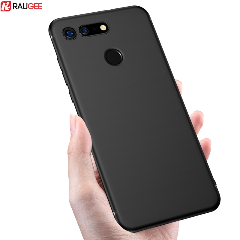 Raugee Matte Case For Huawei Honor View 20 Case Silicone Luxury Bumper Back Soft TPU Cover On For Huawei Honor V20 V 20 Case