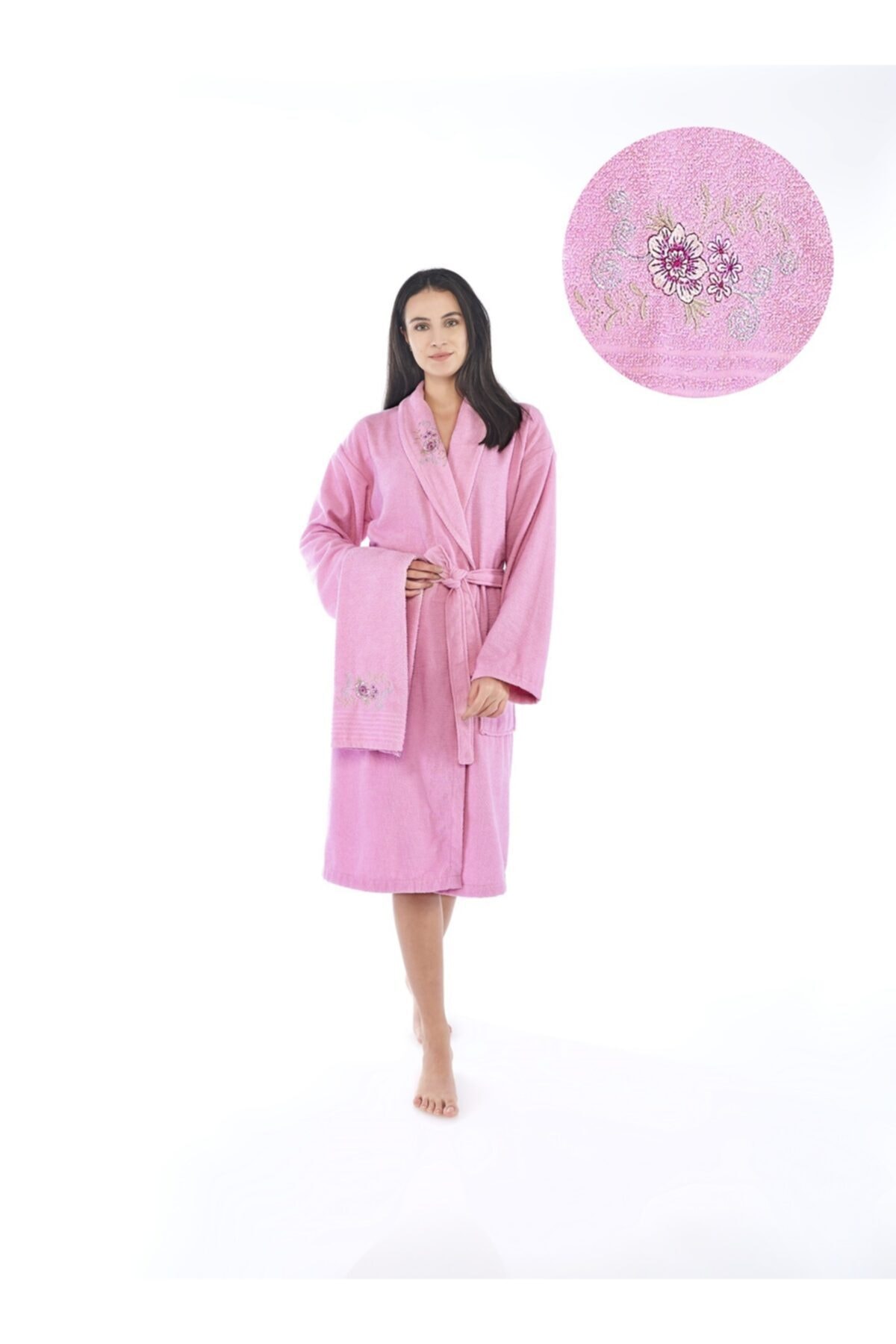 Womens Summer Long Bathrobe Sets Comfortable Fabric Female Sleep Autumn Winter Thick Cotton Bathrobes Women Clothing