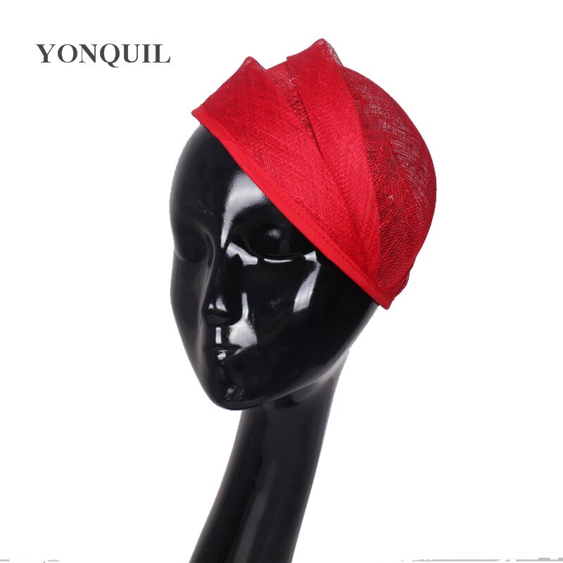 Tocado de SINAMAY grande de 20CM, tocado de boda, sombrero de Sinamay Percher, Base de milinería, Material de tocado Diy, 3 colores