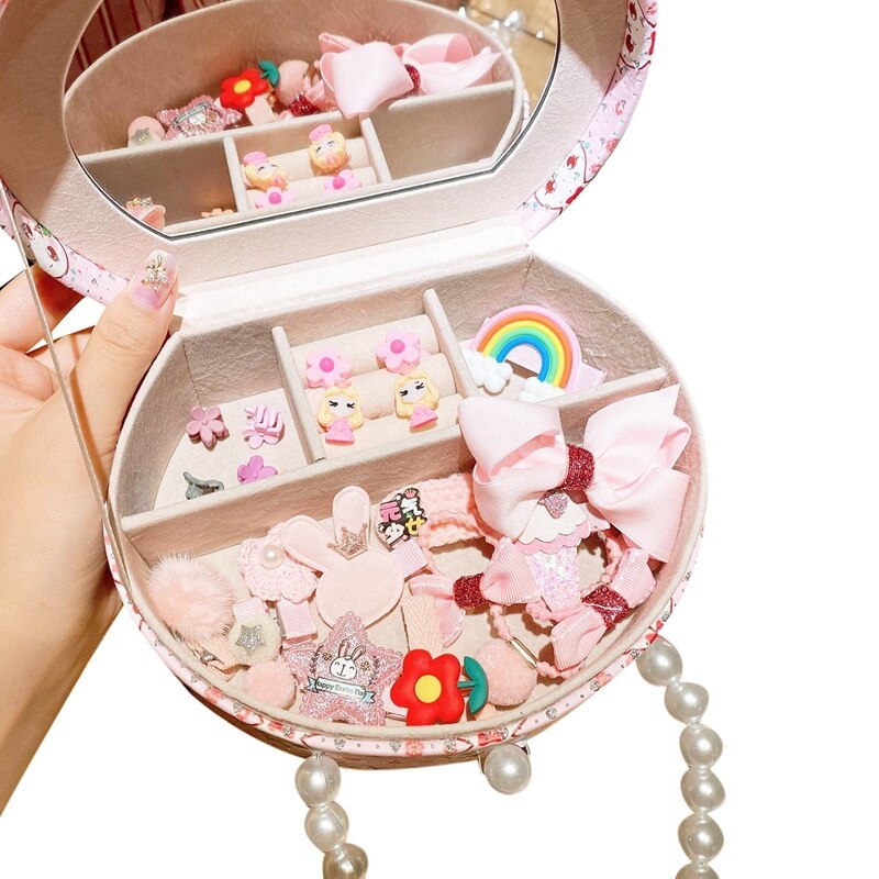 Accessoires cheveux enfants coffret petite fille épingle à cheveux coffret coiffure pince à cheveux princesse fille bébé bijoux