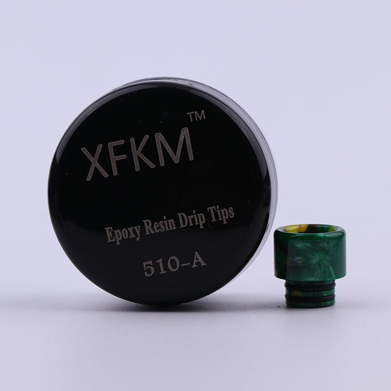 XFKM 510 Epoxy Resin Drip Tip thread Stainless Steel 510 mouthpiece For
