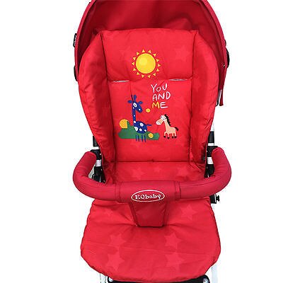 Vinter baby spädbarn sittvagn kudde giraff tecknat mönster bilstolsdyna bomull varm tjock vagn täcke mattor