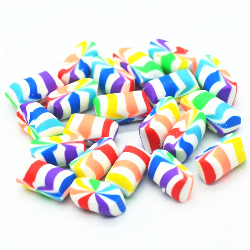 9mm X 17mm Gebakken Polymer Clay Candy Miniaturen | Polymeer Klei Poppenhuis Candy | Kunstmatige Caly Snoep