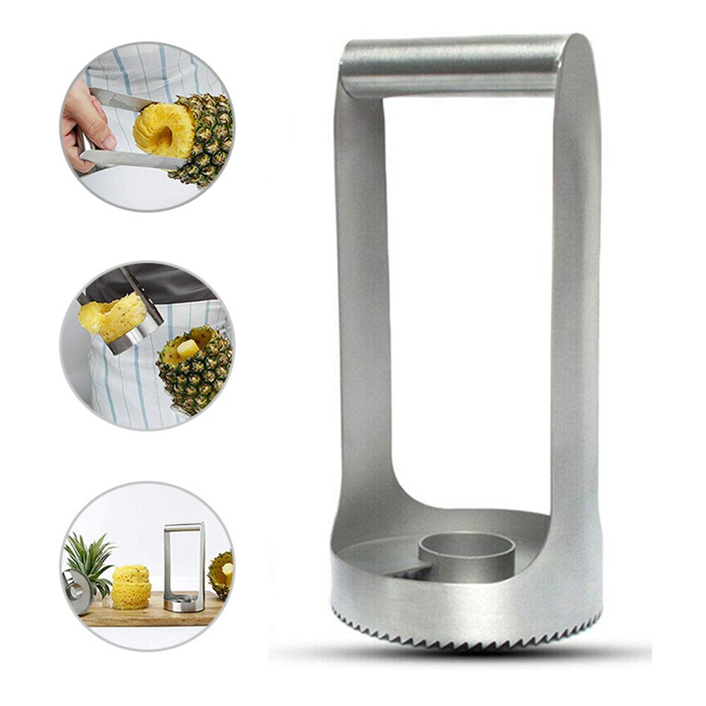 Stainless Steel Pineapple Slicer Cutter Corer Pineapple Core Peeler Fruit Knife Machine Vegetable Tools Kitchen Gadgets: Default Title