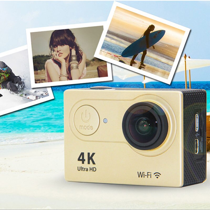 H12 wifi action kamera 4k sport kamera undervands kamera vandtæt fuld hd ror kamera til cykling dykning udendørs kamera