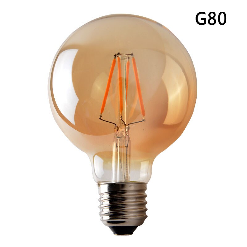 E27 40W LED Bright Lamp Dimbare Lamp Warm Wit Antieke Retro Gloeidraad Licht