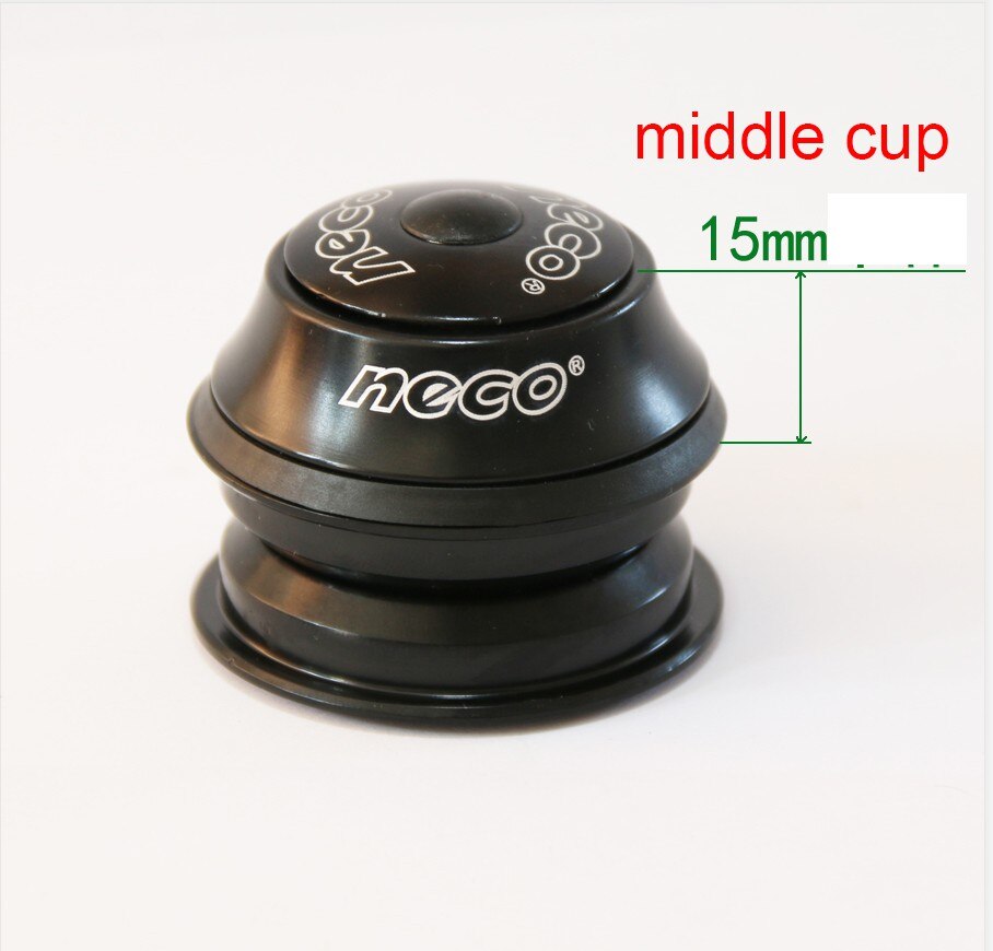 Neco bearing Headset integrated Threadless 1.125 1 1/8 44 44mm for VPA41 28.6 Straight Frok MTB Headset Road Bike: middle cup