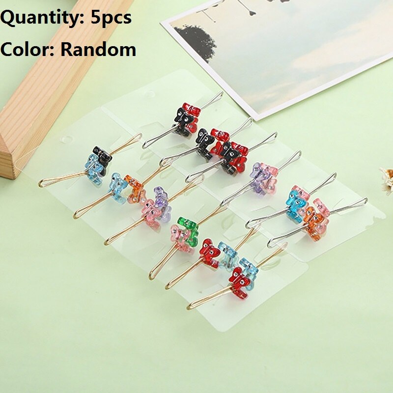 5 stücke Perle Clip Schal Stift Kopftuch Schal Schal Zubehör Dame Muslim Schal Clips Neue Moslemisches Hijab Schal Stift: Ramdom-H