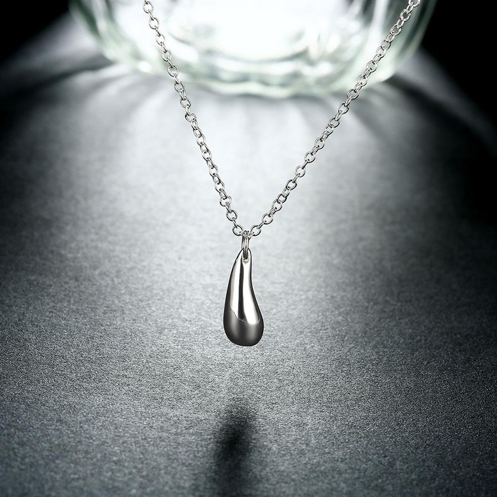 Heiße neue 925 Sterling Silber wasser tropfen anhänger halskette ohrring Schmuck-einstellen für frauen Party hochzeit schmuck mädchen Weihnachten