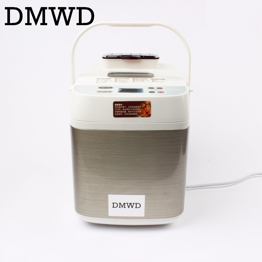 DMWD Automatic Multifunction mini Bread Maker Intelligent User-Friendly Bread baking Machine Breadmaker Cooking Tools 550w EU US