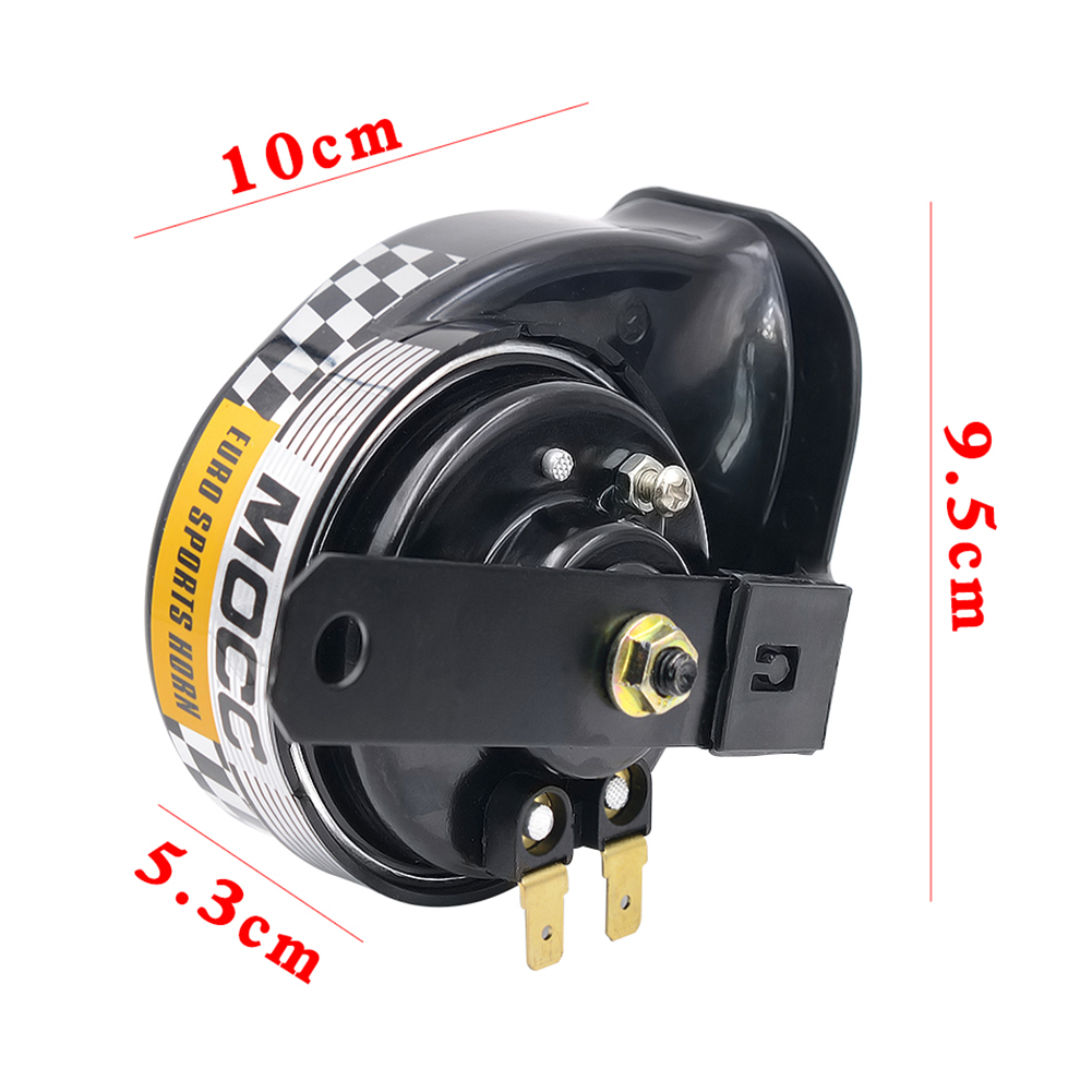 12V Motorcycle Horn 130dB 510hz Air Motorcycle Horn Single-tone Electric Air Horn for Motorcycle Car for Motorbike Truck Vehicle