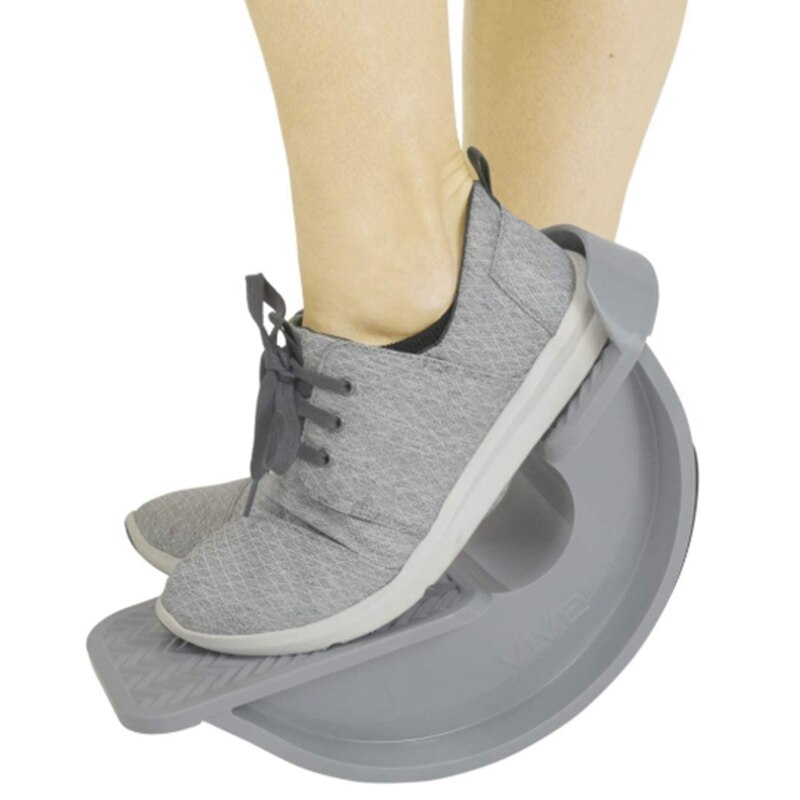 Planche d'étirement des pieds, pour les tendinites d'achilles, étirements des muscles du mollet, Yoga, Fitness, sport (gris)