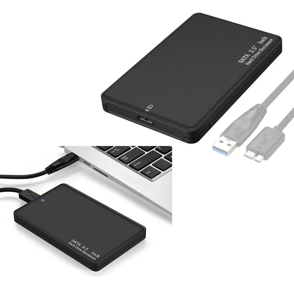 2.5 inch HDD SSD Case Sata to USB 3.0 2.0 Adapter Free 6 2TB Enclosure Support Drive OS Disk 5 Hard For WIndows Gbps Box HD L7J3