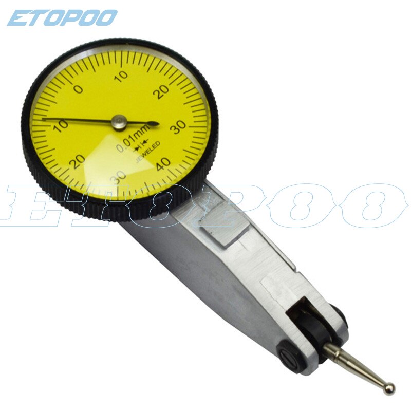 0-0.8mm 0.01mm Level Gauge Scale Precision Metric Dovetail Rails Dial Test Indicator dial indicator dial gauge indicator