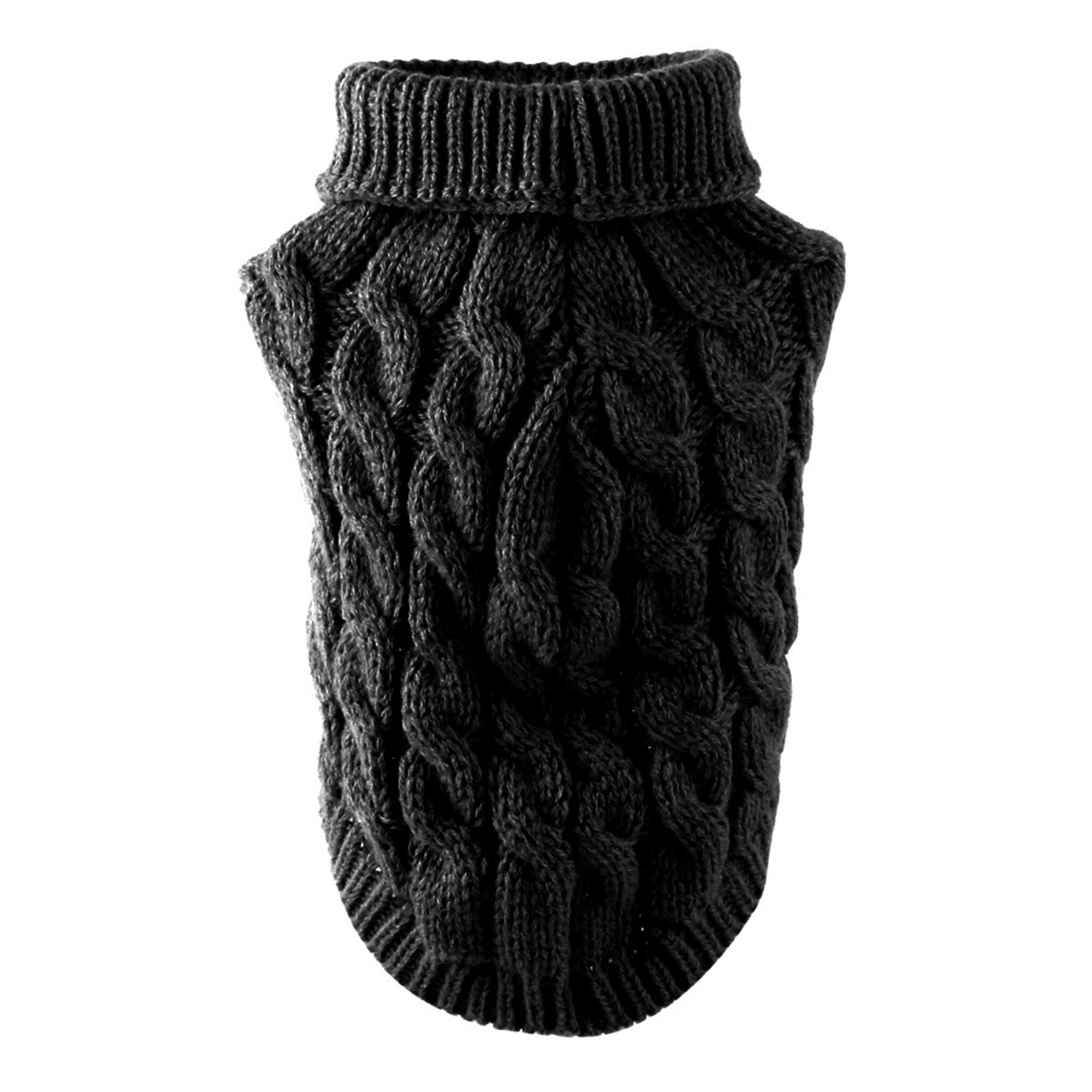 Pet Hond Kat Gebreide Jumper Winter Warme Trui Puppy Jas Jas Kleding Kostuum Combinaison Pantalon Femme Honden Winter Kleding: Black / M