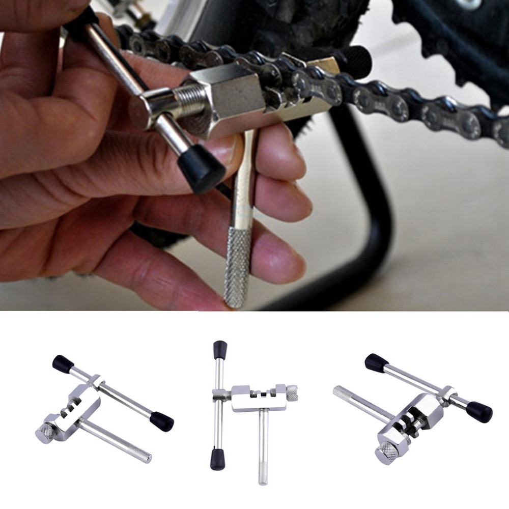 thumbnail interactive-video image 1 of Bicycle Chain Riveter Tool – Chain Breaker Pusher & Rivet Splitter, Steel 1 of 3