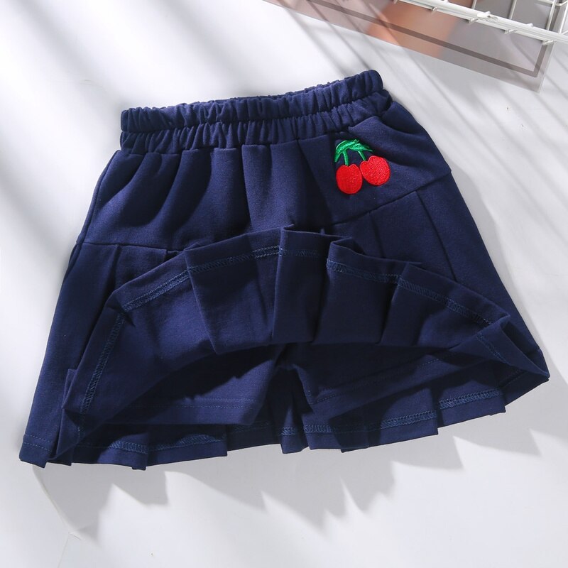 Baby Peuter Kinderen Kleding School Meisjes Rok Dieptepunt Prinses Geplooide Rokken Kinderen Korte Rok Zomer Kind Kleding CL829