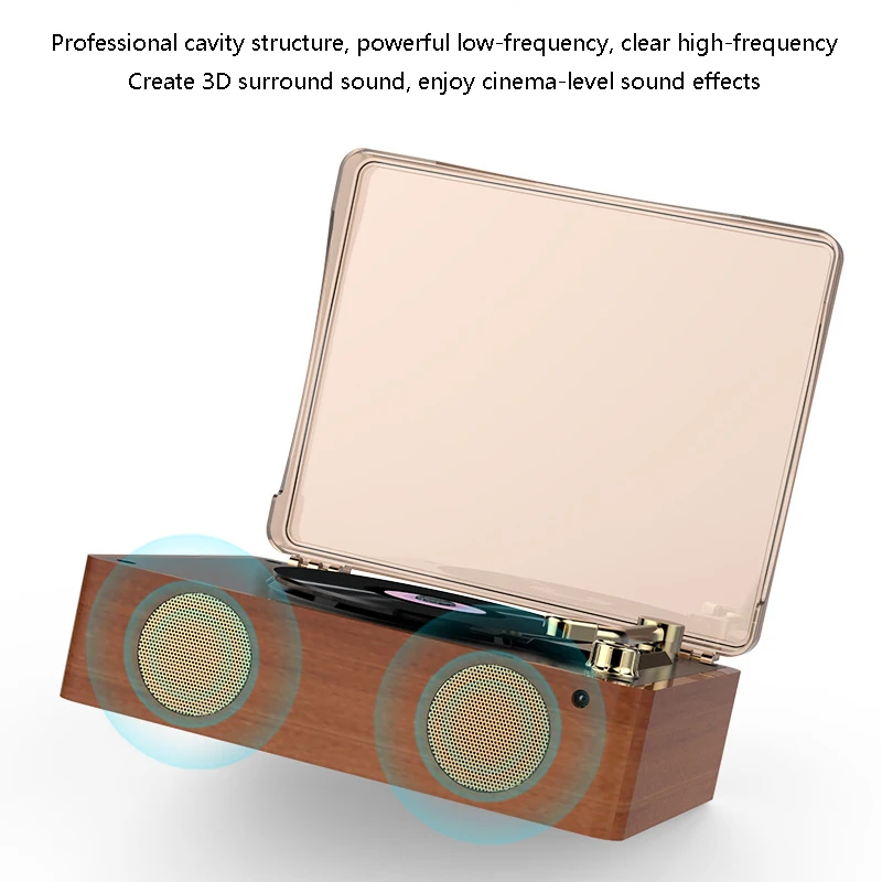 CD PlayerBluetooth 5.0Built-in SpeakerHIFI Portable Music PlayerBuilt-in SpeakerHigh-capacity BatteryInfrared Remote Control
