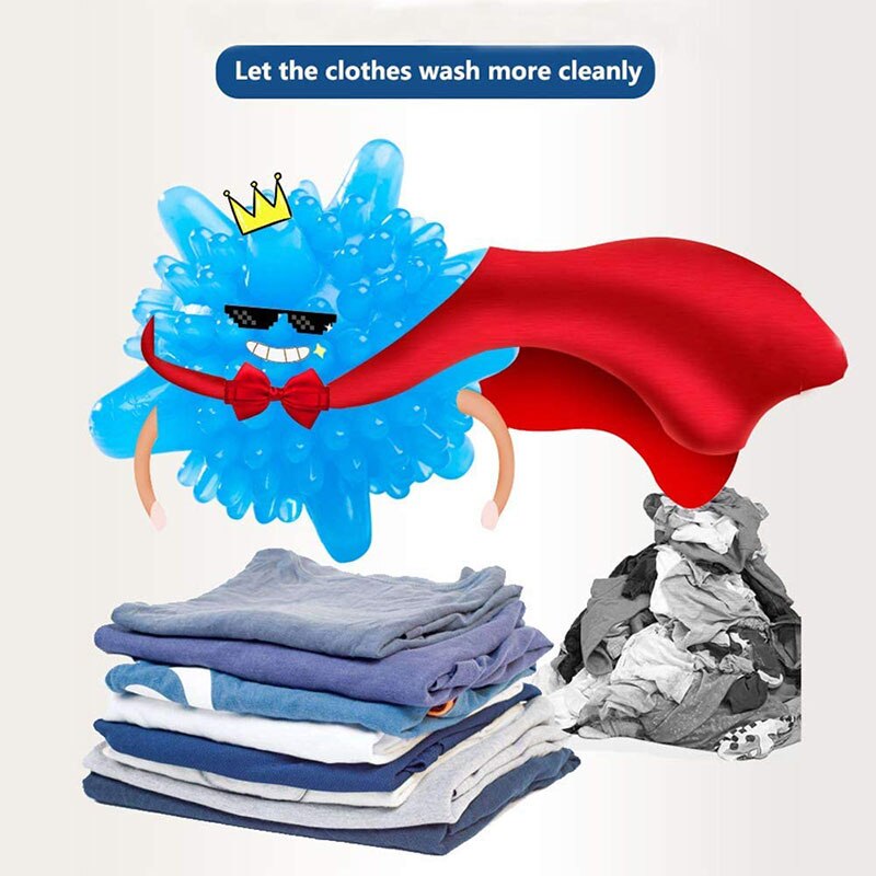 4/6/8Pcs Washer Balls Magic Laundry Balls Washing Ball Laundry Scrubbing Balls for Household Cleaning Washing Machine Clothes