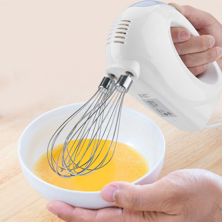 100W 220V Electric Whisk Hand Held Egg Beater Whisk 5 Rate Cream Mixer Baking Cake Tools Kitchen Electrica Cream Mixer