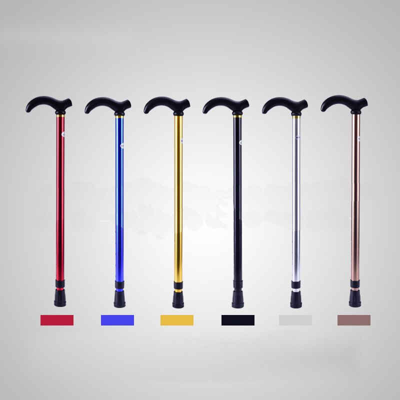 Hoge Sterkte Aluminium Ultralight Wandelstok Wandelen Trekking Alpenstock 6 Hoogtes Verstelbare Wandelstok Voor Ouderen
