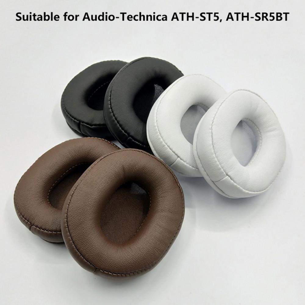 Faux Leather Foam Earpad Cushion Headband for Audio Technica ATH-SR5 ATH-SR5BT