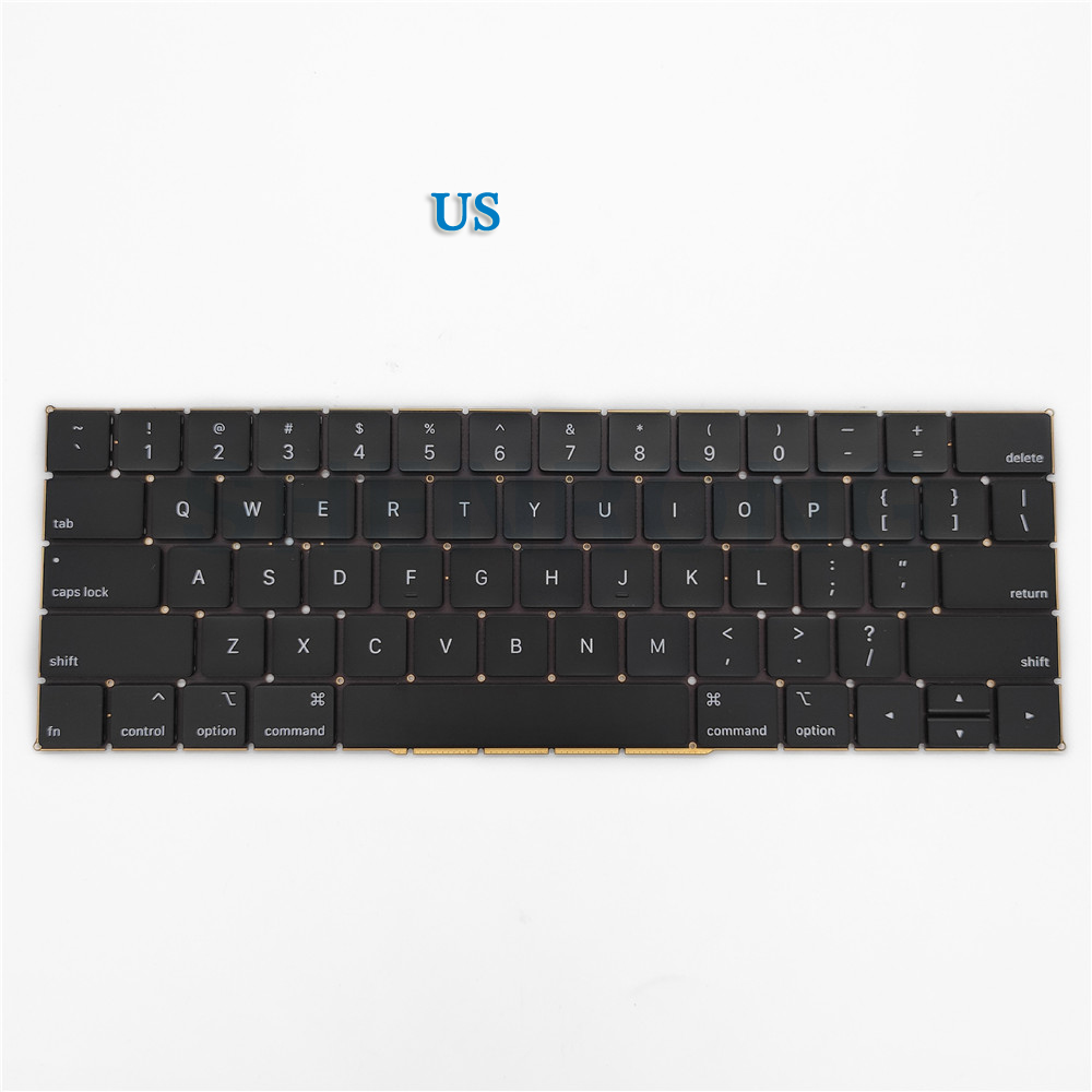 Laptop Keyboard For Macbook Pro 15" A1990 13" A1989 Keyboard US UK Slovak French EMC 3214 Year: PURPLE