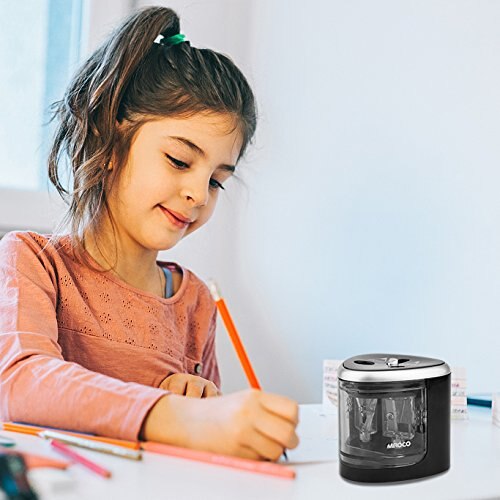 Blyantspidser batteridrevet elektrisk blyantspidser farvet automatisk blyantklipper til børn, voksne, kunstnere,