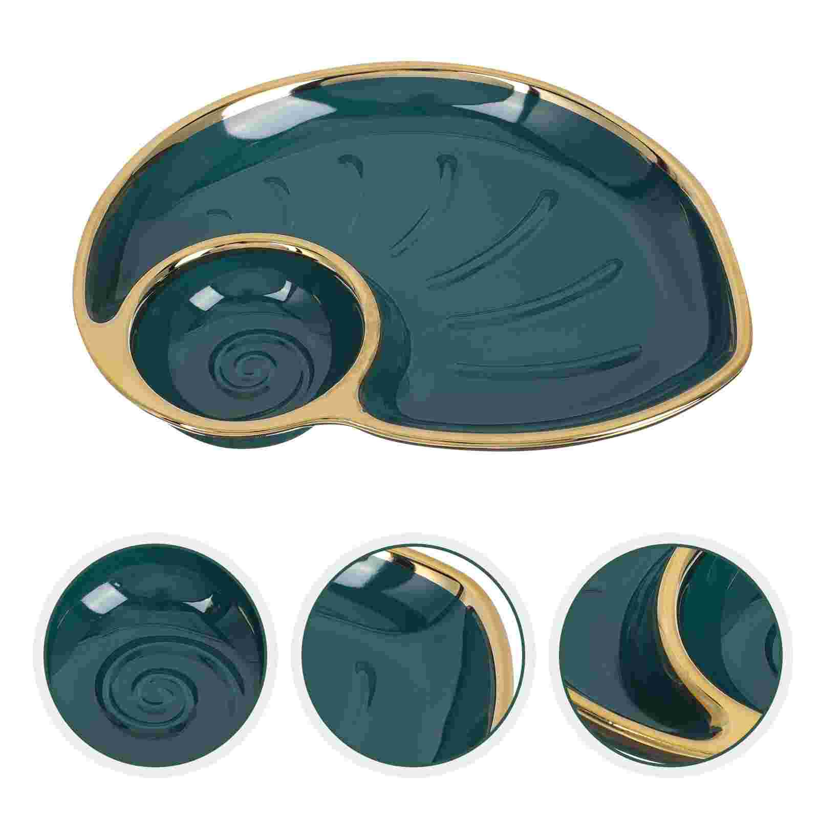 Food Plate Restaurant Salad Plate Ceramic Dumpling Plate Home Tableware for Canteen Restaurant Hotel